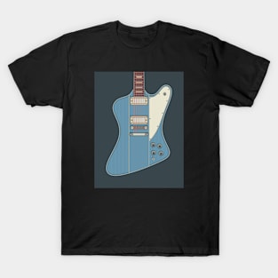 Blue FBird Guitar T-Shirt